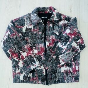 Multicolor Abstract Jacket